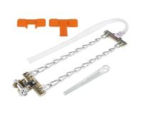 Fictory Chaîne universelle antidérapante en acier pour pneus de neige et boue, convient pour 205 à 225 mm, facile à installer, traction améliorée pour voitures, camions, SUV, ceinture de sécurité