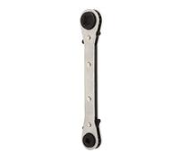 Fictory Clé de service à cliquet - Clé en chrome vanadium pour une réparation efficace de la climatisation et de la réfrigération, design compact et réversible