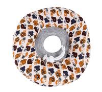 Fictory Collier de convalescence doux pour animal de compagnie, une alternative conique réglable et confortable pour chiens et chats, taille L, motif lettre