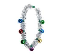 Fictory Collier de Noël lumineux à 7 LED, 83 cm, collier de fête avec guirlande colorée, accessoire lumineux clignotant pour fête de Noël, réveillon du Nouvel An, carnaval et événements festifs