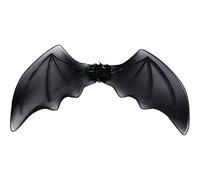 Fictory Costume d'Halloween chauve-souris pour fille avec ailes de chauve-souris, jupe en maille, bandeau et baguette pour fête costumée