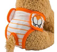 Fictory Couches réutilisables pour chiens, étanches et respirantes, pour chiennes en saison, taille S, rose