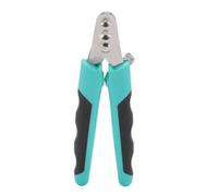 Fictory Coupe-griffes en acier inoxydable avec guide de trou rond sûr pour chats, petits chiens et chatons, couleur bleu lac