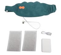 Fictory Coussin chauffant menstruel pour soulager la douleur, 3 niveaux de chaleur, 5 modes de massage, portable et lavable, chauffage rapide pour femme, confort réglable