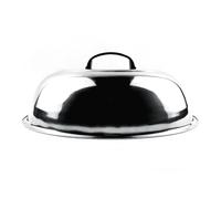 Fictory Couvercle de casserole en acier inoxydable de 40 cm, couvercle multifonction pour sauté et cuisson à la vapeur, compatible avec divers ustensiles de cuisine, durable et résistant à la chaleur
