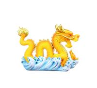 Fictory Décoration de gâteau dragon et phénix en résine de style ancien pour pâtisserie, anniversaire, Nouvel An, festival, décoration de table à dessert