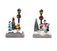 Fictory Décorations d'Halloween corbeau imprimées en 3D avec lumières LED pour fenêtre, porte, maison, fête, atmosphère effrayante