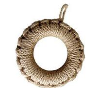 Fictory Dessous de verre isolé, résistant à la chaleur, tapis de tissage en lin, protège les surfaces des casseroles chaudes et des tasses, accessoire de cuisine durable et élégant