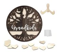 Fictory Ensemble de boîtes de rangement, porte-bonbons de fête, décoration murale en bois, résout les problèmes d'encombrement, solution d'organisation abordable pour la maison