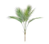 Fictory Feuilles de palmier areca artificielles, 6 tiges de 60 cm, feuilles de fougère en polypropylène au toucher réaliste, pour décoration de photographie de maison, de mariage,