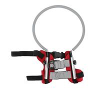 Fictory Harnais halo pour chien aveugle - Léger et anti-collision - Pour chiens et chats malvoyants - Guide de sécurité réfléchissant - Taille M - Rouge
