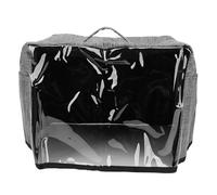 Fictory Housse pour grille-pain avec base, tissu Oxford imperméable, protège de la poussière, convient aux petits appareils, panneau avant transparent pour une visualisation facile