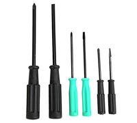 Fictory Kit de 6 tournevis pour réparation de machine à coudre, fente et croix, traité thermiquement, ensemble d'outils de précision pour des réparations faciles