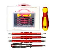 Fictory Kit de tournevis électronique 5 en 1, kit multifonctionnel isolé pour un entretien facile, outils de précision pour réparation électronique, conception durable et sûre