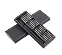 Fictory Kit de tournevis magnétique 24 en 1, multifonction en alliage d'acier pour réparation électronique, outils de précision pour téléphones, ordinateurs portables et gadgets, kit de réparation de