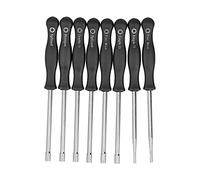 Fictory Kit d'outils de réglage de carburateur de jardin, 8 pièces, tournevis de réglage du moteur, s'adapte à toujours, réglage facile du carburateur, ensemble complet pour des ajustements précis