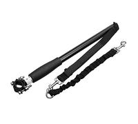 Fictory Laisse de vélo mains libres pour chien, fixation de vélo absorbant les chocs, pour course et cyclisme en toute sécurité, noir