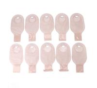 Fictory Lot de 10 sacs de colostomie pour stomie, pochette étanche et drainable pour plus de confort et de soin facile de la stomie