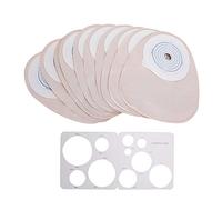 Fictory Lot de 10 sacs de stomie jetables pour plus de confort, design anti-fuite, contrôle des odeurs
