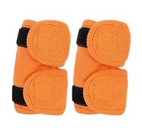 Fictory Lot de 2 coudières réglables pour chien et chat, taille L, orange