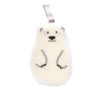 Fictory Lot de 2 éponges à récurer double face, type suspendu, motif ours de dessin animé, prise en main, séchage rapide, nettoyage amusant pour enfants et adultes