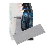 Fictory Lot de 3 chiffons anti-buée pour lunettes de natation, anti-buée, empêche la vapeur, vision claire durable, chiffon de nettoyage réutilisable pour lunettes