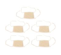 Fictory Lot de 5 hamacs en forme de lézard pour planeur en sucre, gain de place, design tressé en paille durable, grande taille