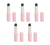 Fictory Lot de 5 pinceaux à lèvres en silicone - Outil de maquillage portable pour une application précise des lèvres, anti-cernes sans bavures, design à tête ronde
