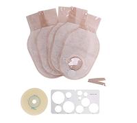 Fictory Lot de 5 sacs de stomie jetables pour colostomie, iléostomie, soins de stomie, contrôle des odeurs, design anti-fuite