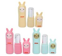 Fictory Lot de 6 tubes de baume à lèvres - Motif animal mignon pour rouge à lèvres à faire soi-même, amusant et abordable
