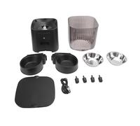 Fictory Mangeoire automatique pour chat, programme d'alimentation intelligent, télécommande, contrôle des portions, design ABS durable