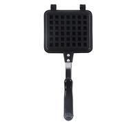 Fictory Moule à gaufres carré en alliage d'aluminium antiadhésif, facile à nettoyer, deux poignées pour une prise en main sûre, design peu encombrant