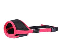 Fictory Muselière pour chien pour arrêter de mordre, filet respirant avec sangle réglable pour chiens de petite, moyenne et grande taille, couleur rouge