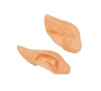 Fictory Oreilles pointues d'elfe en caoutchouc souple pour costume d'Halloween, déguisement de personnage fantaisie, accessoires de fête masquée, 10,5 x 5,5 cm