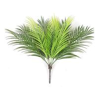 Fictory Palmier sagou artificiel, 9 têtes de cycas, construction en plastique et fer, 51 x 20 cm, fausse verdure réaliste pour la maison, le bureau, la décoration de fête de mariage