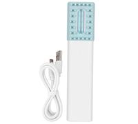 Fictory Peigne de toilettage avec lumière UV, désinfectant portable 2 en 1 et masseur en silicone pour chiens et chats, rechargeable par USB