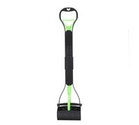Fictory Pelle à déjections canines pliable à long manche (80 cm), pelle à mâchoires de grande capacité pour herbe et gravier, ramassage facile des déchets d'animaux de compagnie pour grands et petits