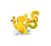 Fictory Phoenix Dragon Figurine en résine pour décoration de gâteau, Nouvel An chinois, centre de table de dessert, décoration d'intérieur de style ancien