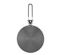 Fictory Plaque de conduction de chaleur, diffuseur en alliage d'aluminium, réduit les flammes, empêche les brûlures, poignée amovible, plaque mijoteuse de 24 cm pour une cuisson uniforme