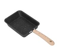 Fictory Poêle à frire, poêle à omelette carrée en fer, outil de cuisine japonaise multifonction, facile à nettoyer, répartition homogène de la chaleur, solution de cuisson abordable