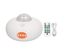 Fictory Projecteur de ciel étoilé LED, 14 modes de couleur, musique Bluetooth, télécommande, ambiance apaisante pour la relaxation et la méditation, design innovant de vaisseau spatial pour enfants