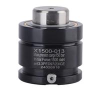 Fictory Ressort à gaz azote 15000N, design compact avec port de gonflage, installation facile, alliage durable pour une utilisation industrielle
