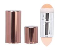 Fictory Rouleau absorbant l'huile, outil de soins de la peau en pierre volcanique, contrôle instantané de la brillance, massage portable du visage, réutilisable, marron