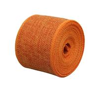 Fictory Ruban de Noël 5 cm x 6 m, ruban artisanal à carreaux avec fil métallique pour décoration de vacances, emballage cadeau, fabrication de couronnes et projets de bricolage