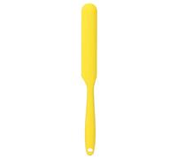 Fictory Spatule de cire pour faire fondre la cire, applicateur d'épilation, grattoir en silicone, outil multifonctionnel, jaune, application facile de la cire, durable et résistante à la chaleur