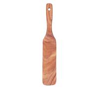 Fictory Spatule en bois de teck pour steak, pizza, salade, friture - Ustensile de cuisine polyvalent, anti-adhésif, idéal pour les cadeaux, 25,4 x 3,8 cm