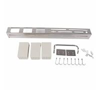 Fictory Support mural en acier inoxydable pour ustensiles de cuisine, cuillères, couteaux, fourchettes, baguettes, 60 cm, organiseur peu encombrant, accès facile, durable et résistant à la rouille