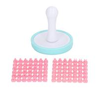 Fictory Tampons à biscuits en forme de lettre de l'alphabet flexible pour bricolage, outil de cuisson sûr, créez des friandises personnalisées amusantes, faciles à utiliser et à nettoyer