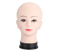 Fictory Tête de mannequin souple pour la pratique du maquillage, facile à nettoyer, modèle d'affichage durable