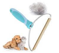 Fictory Tête en cuivre réutilisable pour poils de chien et chat sur tapis, canapés, vêtements, gris